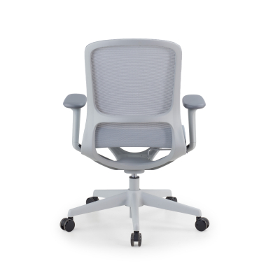 silla oficina de diseno gris muse malla brazos regulables 3d 7