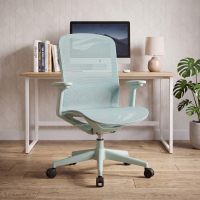 Silla de oficina de diseño Muse, moderna, brazos 3D y respaldo ergonómico