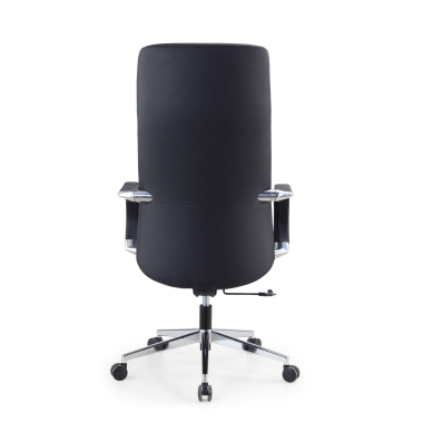 sillon de direccion negro armani piel natural brazos fijos 7