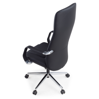 sillon de direccion negro armani piel natural brazos fijos 9