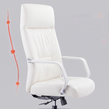 Respaldo ergonómico con 3 zonas de apoyo