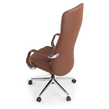 sillon de direccion marron armani piel natural brazos fijos 9