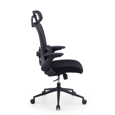 silla ergonomica negro dexter malla brazos abatibles soporte lumbar reposacabezas 4