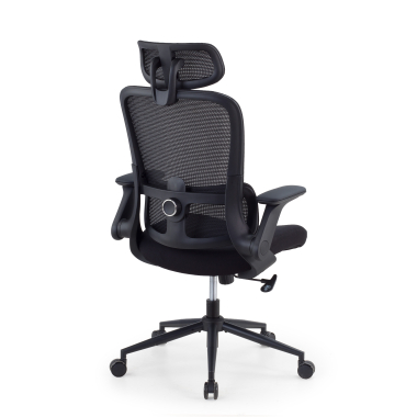 silla ergonomica negro dexter malla brazos abatibles soporte lumbar reposacabezas 5