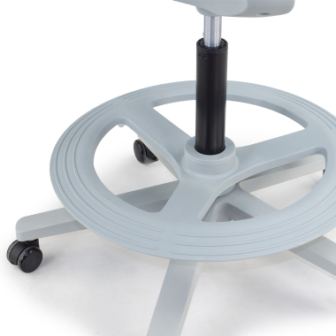 taburete ergonomico gris dorian malla brazos fijos 10