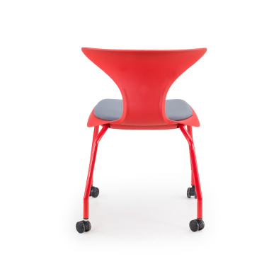 silla con pala rojo silla con ruedas plastico sin brazos 7