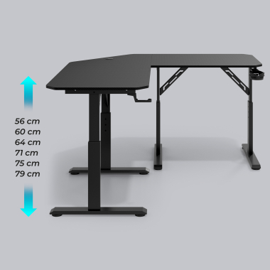 mesa gaming negro volcano 8