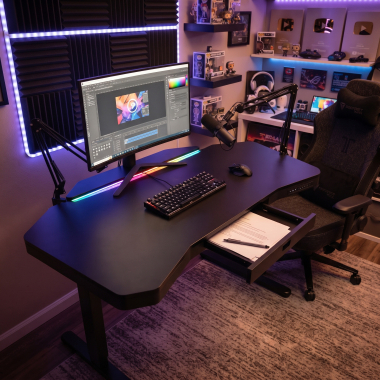mesa gaming negro magnum 2