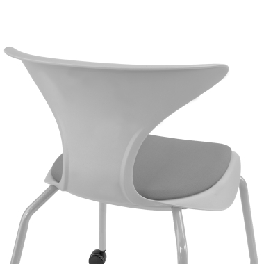 silla con pala gris silla con ruedas plastico sin brazos 5