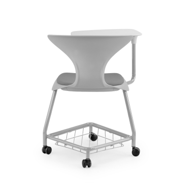 silla con pala gris con pala de escritura ruedas plastico sin brazos 8