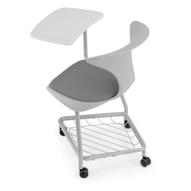 silla con pala gris con pala de escritura ruedas plastico sin brazos 9