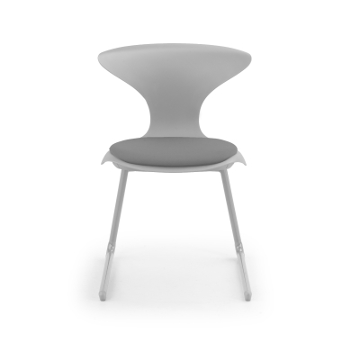 silla con pala gris estructura patin plastico sin brazos 3