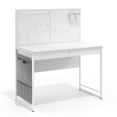 mesa de ordenador blanco taskmaster 1