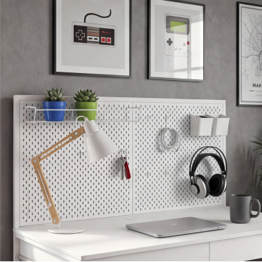 mesa de ordenador blanco taskmaster 5