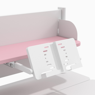 mesa de escritorios juveniles blanco rosa ergokid 16