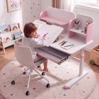 Escritorio infantil ErgoKid Max, ergonómico y regulable en altura, 120x60cm