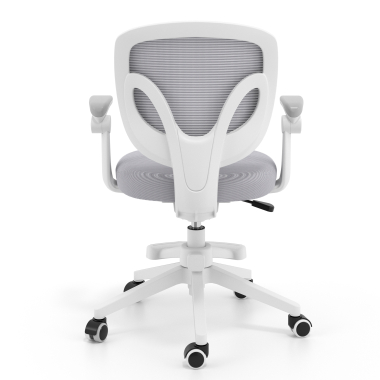 silla de escritorio infantil gris kiddo tela brazos abatibles reposapies extensible 6