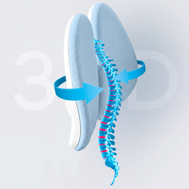 silla de escritorio infantil azul ergoduo tela brazos regulables 2d reposapies extensible 8