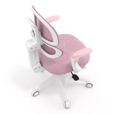 silla de escritorio infantil rosa smartfit tela brazos regulables 2d 7
