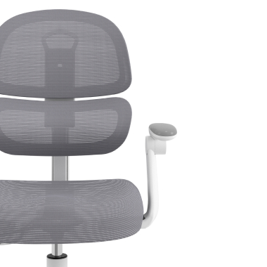 silla de escritorio infantil gris smartfit tela brazos regulables 2d 5