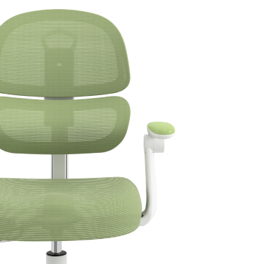silla de escritorio infantil verde smartfit tela brazos regulables 2d 5
