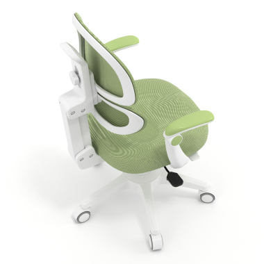 silla de escritorio infantil verde smartfit tela brazos regulables 2d 7