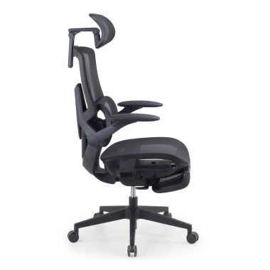 silla ergonomica negro halo z3 malla brazos regulables 4d soporte lumbar reposacabezas reposapies extensible 4