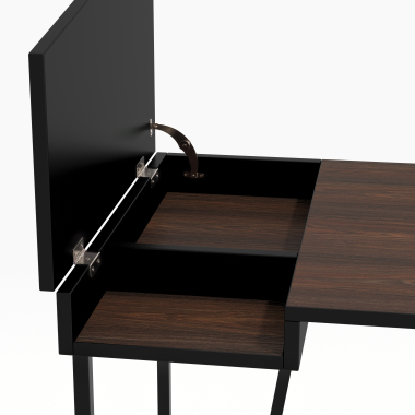 mesa de escritorio marron madai 4