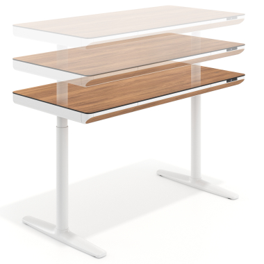 escritorio elevable blanco light walnut nolan 4
