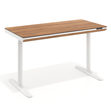 escritorio elevable blanco light walnut nolan 1