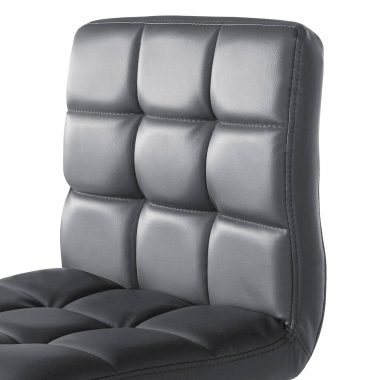 taburete de cocina gris eliot piel sintetica sin brazos 4