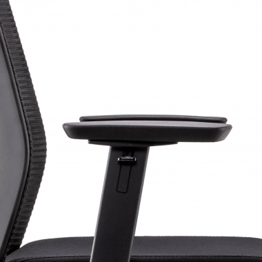 silla giratoria negro con reposacabezas malla brazos moviles soporte lumbar reposacabezas 8