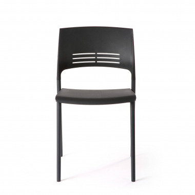 silla confidente negro monza plastico sin brazos 3