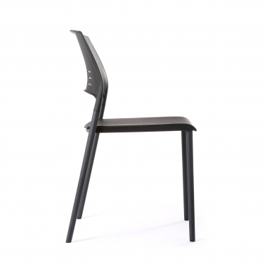 silla confidente negro monza plastico sin brazos 6