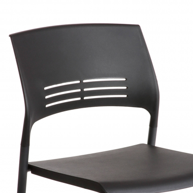 silla confidente negro monza plastico sin brazos 5