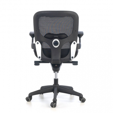 silla ergonomica negro silla de oficina malla brazos moviles soporte lumbar 7