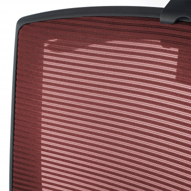 silla ergonomica rojo estructura negra reposacabezas malla brazos regulables 1d soporte lumbar reposacabezas 9