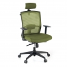 Silla de oficina ergonómica Akira white, mecanismo sincro