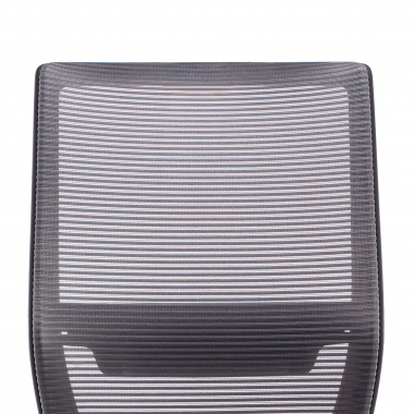 silla giratoria gris sin reposacabezas malla brazos moviles soporte lumbar 5