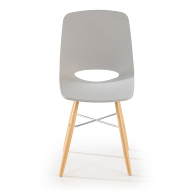 silla de escritorio infantil gris joy plastico sin brazos 3