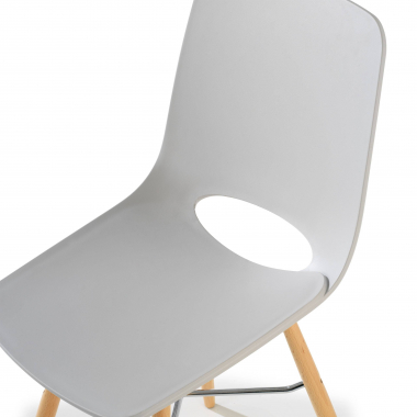 silla de escritorio infantil gris joy plastico sin brazos 5