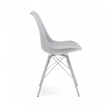 silla confidente gris silla pata metalica plastico sin brazos 3