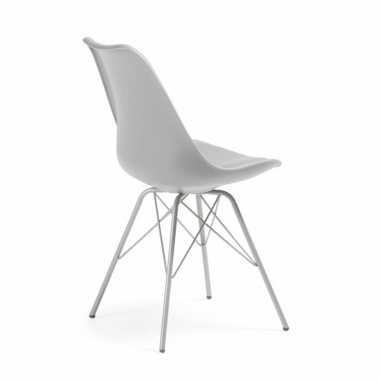 silla confidente gris silla pata metalica plastico sin brazos 6