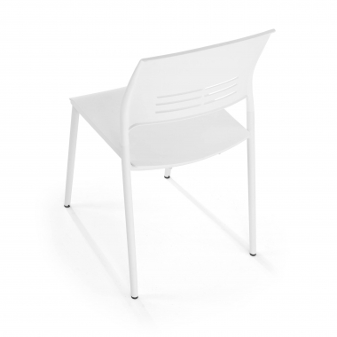silla confidente blanco monza plastico sin brazos 9