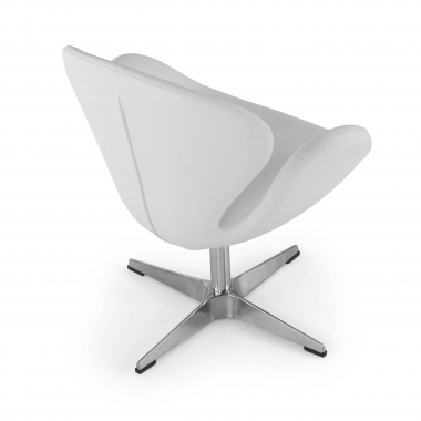silla sala de espera blanco club piel sintetica sin brazos 6