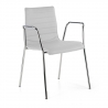 Silla de reuniones Alisa, Giratoria 360º, Ecopiel 210852 - (Outlet)