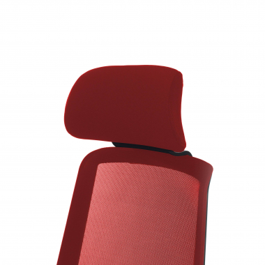 silla de oficina rojo belinda malla brazos regulables 1d soporte lumbar reposacabezas 8