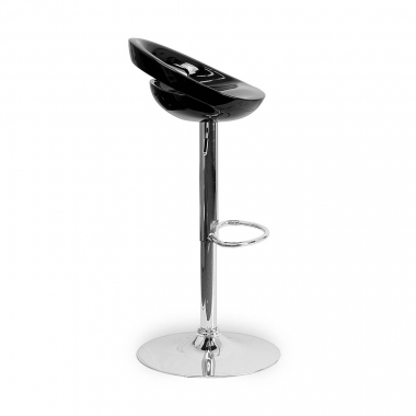 taburete de cocina negro danko plastico sin brazos 5
