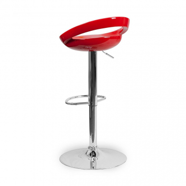 taburete de cocina rojo danko plastico sin brazos 7