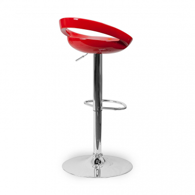 taburete de cocina rojo danko plastico sin brazos 8